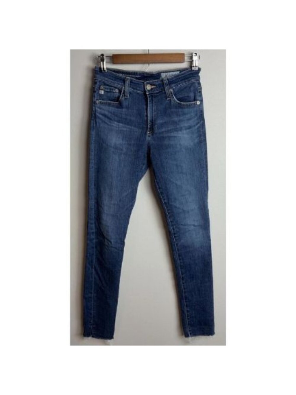 AG Adriano Goldschmied The Farrah Skinny Ankle Jeans Blue Denim Size 26R Women’s